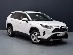 White Used 2020 Toyota RAV4 Hybrid SUV | £24,298 (A bit pricey)
