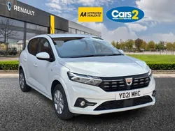 White Used 2021 Dacia Sandero Comfort Hatchback | £9,995 (Fair price)