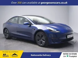 Blue Used 2021 Tesla Model 3 Long Range Sedan | £16,500 (Fair price)