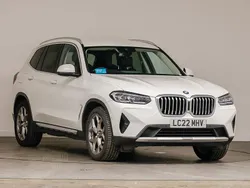 White Used 2022 BMW X3 xLine SUV | £29,498 (Fair price)