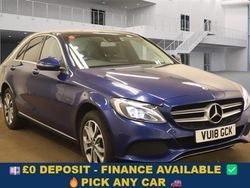 Blue Used 2018 Mercedes C350 Premium Plus Sedan | £14,749 (Fair price)