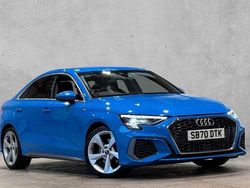 Blue Used 2020 Audi A3 S-Line Sedan | £15,490 (Fair price)