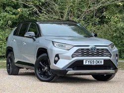 Silver Used 2019 Toyota RAV4 Hybrid SUV | £24,995 (Fair price)