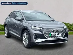 Grey Used 2025 Audi Q4 e-tron S-Line SUV | £38,144 (Fair price)