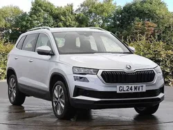 Brilliant silver metallic Used 2024 Skoda Karoq SE L SUV | £22,995 (A bit pricey)
