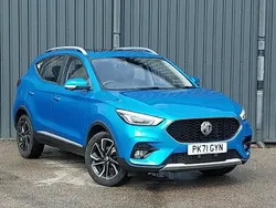 Blue Used 2021 MG ZS Exclusive Sedan | £13,998 (A bit pricey)