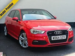 Red Used 2014 Audi A3 S-Line Hatchback | £10,950 (A bit pricey)