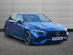 Blue Used 2024 Mercedes A35 AMG Premium Plus Hatchback | £37,350 (Fair price)