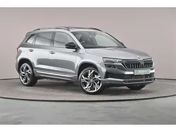 Graphite grey metallic New 2025 Skoda Karoq SportLine SUV | £32,180 (A bit pricey)