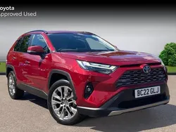 Tokyo red Used 2022 Toyota RAV4 Hybrid SUV | £29,123 (Fair price)