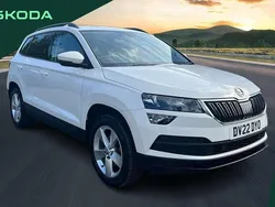 White Used 2022 Skoda Karoq SE SUV | £17,390 (Fair price)