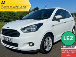 White Used 2018 Ford Ka Zetec Hatchback | £5,795 (Fair price)