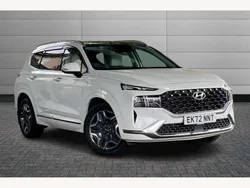White Used 2022 Hyundai Santa Fe Ultimate SUV | £31,850 (Fair price)