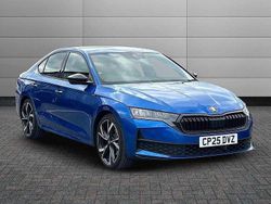Race blue metallic Used 2025 Skoda Octavia SportLine Hatchback | £26,500 (Expensive)