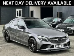 Grey Used 2019 Mercedes C220 AMG line Sedan | £19,995 (A bit pricey)