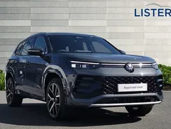 Dolphin grey metallic Used 2025 VW Tayron R-line SUV | £43,490 (A bit pricey)