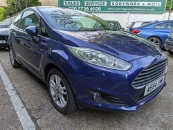 Blue Used 2014 Ford Fiesta Zetec Hatchback | £4,995 (Good price)