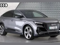 Grey Used 2025 Audi Q4 Sportback e-tron Sport SUV | £30,590 (Super price)