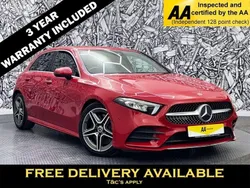 Red Used 2019 Mercedes A250 AMG Line Premium Hatchback | £19,455 (Fair price)