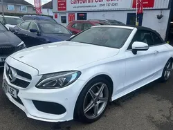White Used 2017 Mercedes C200 AMG line Cabriolet | £17,495 (Fair price)