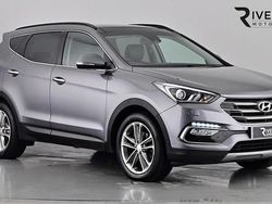 Silver Used 2017 Hyundai Santa Fe Premium SE SUV | £16,250 (Fair price)