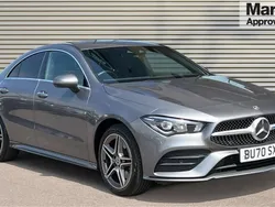 Grey Used 2020 Mercedes CLA250e AMG Line Premium Sedan | £19,629 (Fair price)