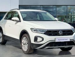 Pure white Used 2025 VW T-Roc Life SUV | £26,363 (A bit pricey)