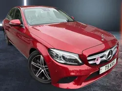 Red Used 2018 Mercedes C200 Premium Sedan | £17,490 (Fair price)
