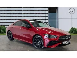 Red Used 2024 Mercedes CLA220 AMG Line Premium Plus Sedan | £33,040 (Fair price)