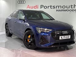 Used 2021 Audi e-tron Sportback Advanced SUV | £31,990 (Expensive)