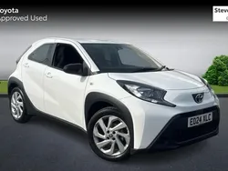 White Used 2024 Toyota Aygo PURE Hatchback | £12,947 (Fair price)