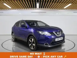 Blue Used 2017 Nissan Qashqai N-Connecta SUV | £7,899 (Good price)