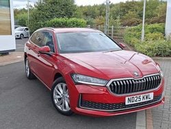Carmine red metallic Used 2025 Skoda Superb SE Technology Estate | £32,995