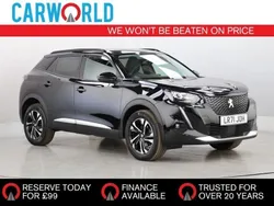 Black Used 2021 Peugeot 2008 Allure Premium SUV | £12,700 (Fair price)