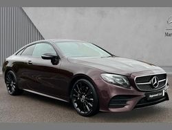 Rubellite red metallic Used 2020 Mercedes E350 AMG Line Premium Plus Coupe | £30,790 (Fair price)
