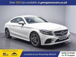 White Used 2018 Mercedes C300 AMG line Coupe | £15,000 (Good price)