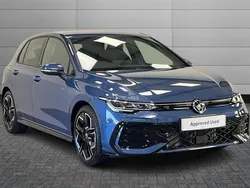 Anemone blue Used 2025 VW Golf VIII R-line Hatchback | £29,990 (Expensive)
