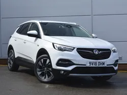 White Used 2018 Vauxhall Grandland X Sport SUV | £9,595 (Fair price)