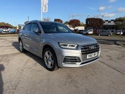 Silver Used 2017 Audi Q5 S-Line SUV | £15,575 (Fair price)