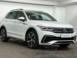 White Used 2021 VW Tiguan R-line SUV | £25,595 (A bit pricey)