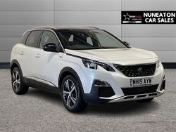 White Used 2019 Peugeot 3008 GT-line SUV | £13,000 (Fair price)