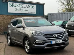 Silver Used 2016 Hyundai Santa Fe Premium SE SUV | £8,995 (A bit pricey)