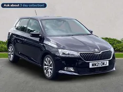 Black Used 2021 Skoda Fabia SE Drive Hatchback | £11,380 (Fair price)