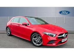 Red Used 2018 Mercedes A200 AMG Line Premium Plus Hatchback | £15,269 (Fair price)