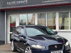 Blue Used 2014 Jaguar XF Sportbrake Portfolio Estate | £10,995 (Fair price)