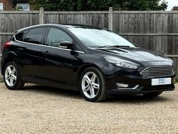 Black Used 2018 Ford Focus Titanium Hatchback | £9,890 (Fair price)