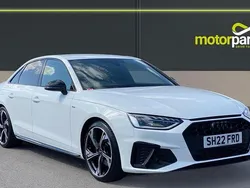 White Used 2022 Audi A4 Black Edition Sedan | £24,000 (Fair price)