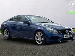 Blue Used 2016 Mercedes E220 AMG line Coupe | £13,499 (Good price)