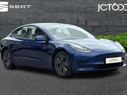Blue Used 2021 Tesla Model 3 Standard Range Sedan | £16,536 (Good price)