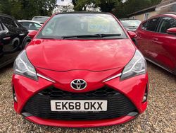Red Used 2018 Toyota Yaris Design Hatchback | £9,795 (Fair price)